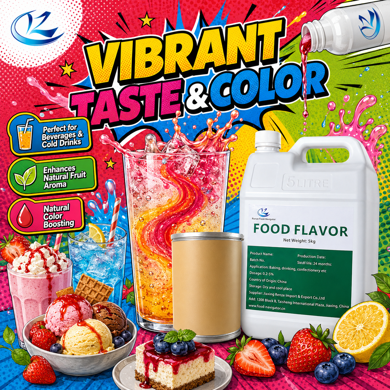 Baking, Drinks, Tobacco Flavor Enhancement High Concentration Edible Flavor Essence Water & Oil Soluble