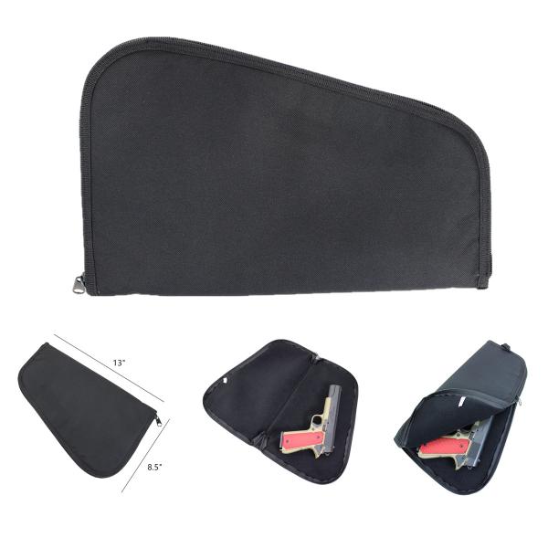 600D Polyester Handgun Bag Padded Pistol Rug For Shooting