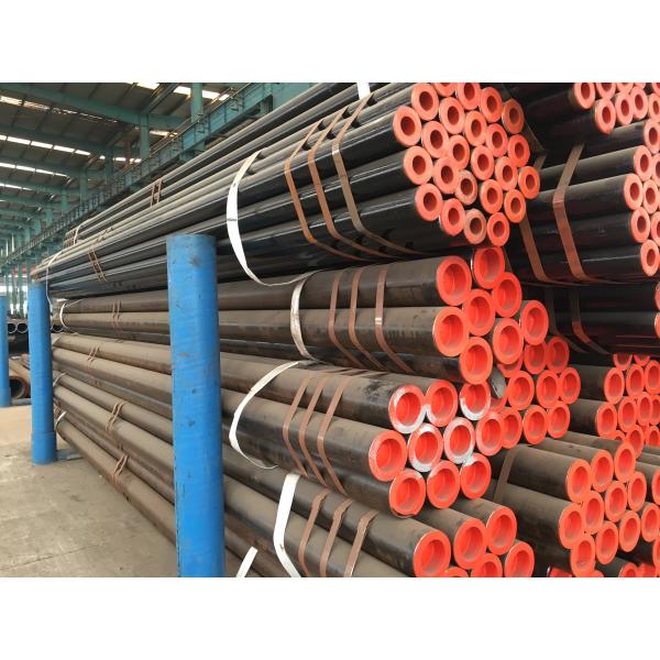 Покрытая ФБЭ труба безшовной черноты стальной трубы углерода стальная для термального оборудования