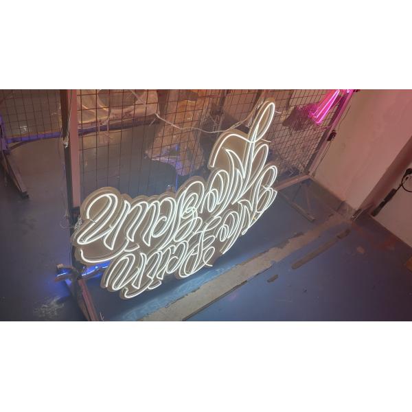 Wordart font style neon sign wall lighting deco led neon flex tube