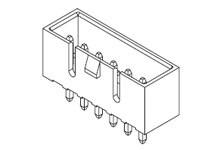 3.96mm Pitch Header Molex Wire To Wire Connectors , Small Molex Connector 2 Circuits