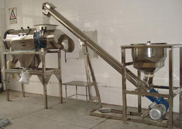 OEM Industrial Screening Equipment Horizontal Airflow Herbal Powder Shifter Screen