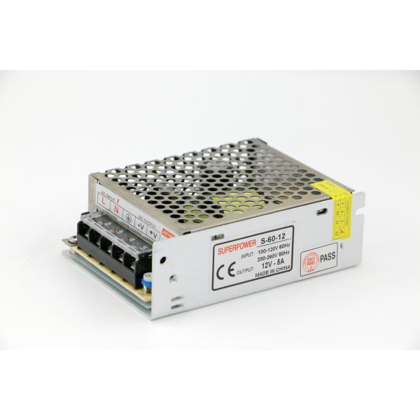3D Printer Driver 12V5A60W single output  SMPS with CE DC12V60W full watt Iron Case for LED Lighting Factory Outlet