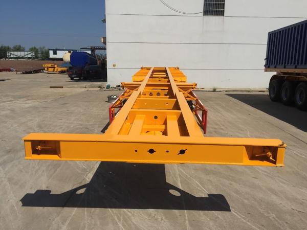 Tri Axle ISO 1x40ft Truck Semi Trailers 25t Shipping Container Trailer