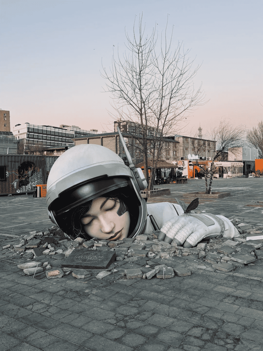 Custom Fiberglass Sculpture with Astronaut Design for Indoor & Outdoor Use in Matte or Glossy Finish