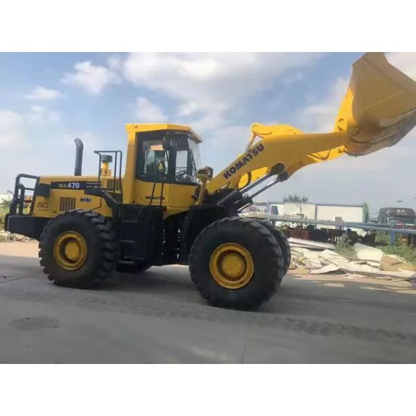 Japanese original Komatsu WA470-3 wheel loader is hot-selling. Komatsu loader