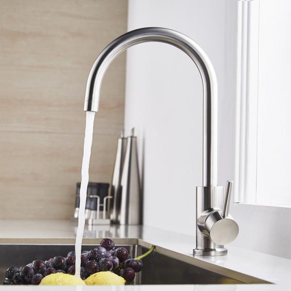 Steel 316 Kitchen Faucet 360 Degree Swivel Stainless Steel Kitchen Sink Faucet one Handle Hot and Cold Mixer Sink Faucet