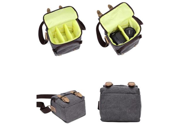 High Density Canvas Waterproof Camera Shoulder Bag