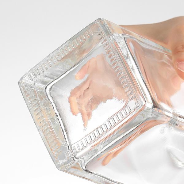 380 ml Flint Rum Wine Vodka Spirits Botella de licor alcohólico con sello personalizado