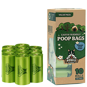 Unscented, Leak-Proof, Earth-Friendly Dog Waste Bag Poop Bags Custom Printed Wholesale Biodegradable Pet Dog Poop Bag