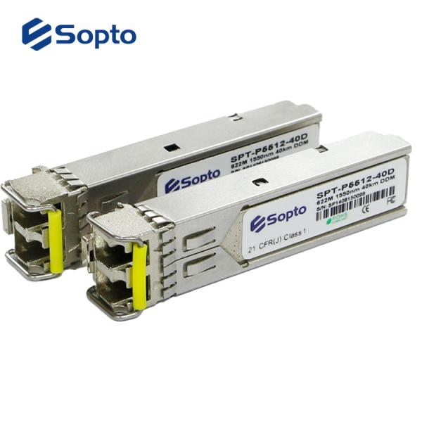 622m 40km 1550nm Sfp Gigabit Ethernet Module Lc Interface With DDM