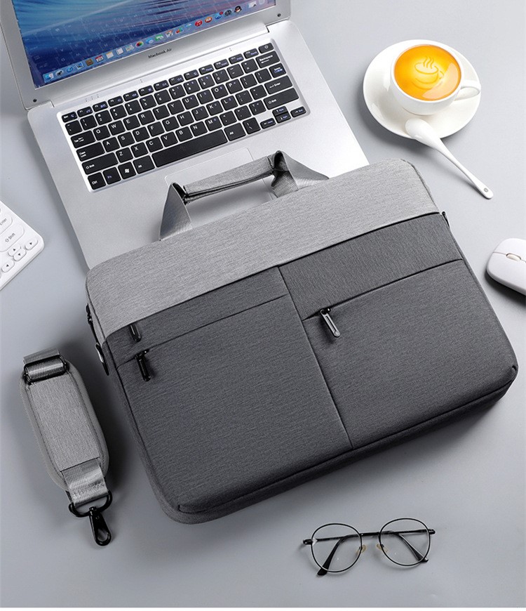 Laptop Bag 13 Inch Men's and Women's Business Handbag 15.6-inch Computer Bag Office Computer Bag