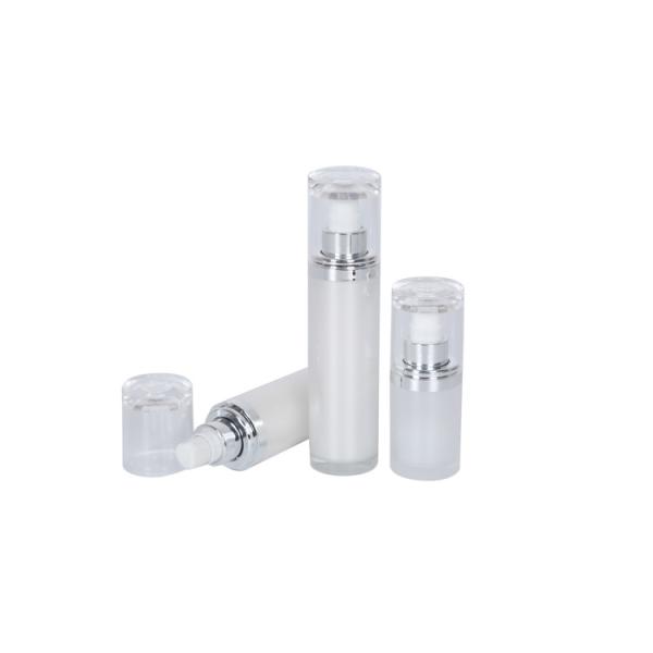 El color modificado para requisitos particulares Skincare fijó 15/30/50 tarro poner crema de acrílico de g y 15/30/50 ml de loción de empaquetado cosmética embotella el sistema de la familia