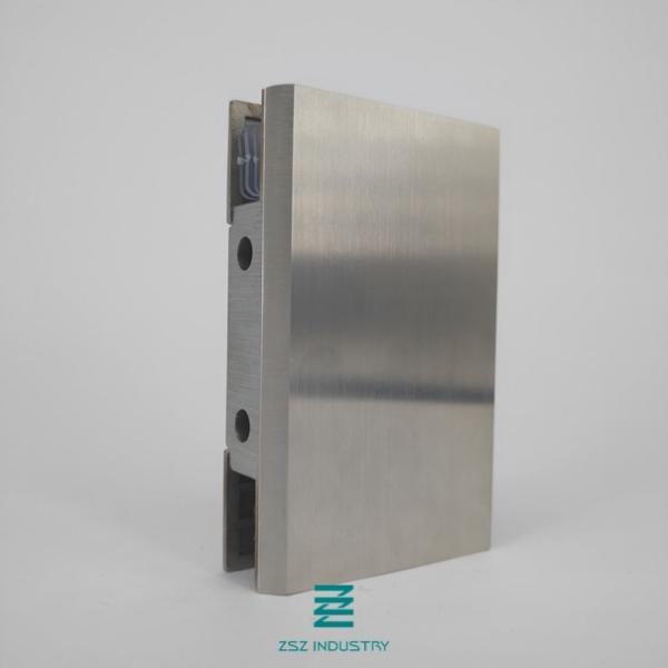 0 Degree Wall To Glass Door Hinges Stainless Steel 304 / 316 Material