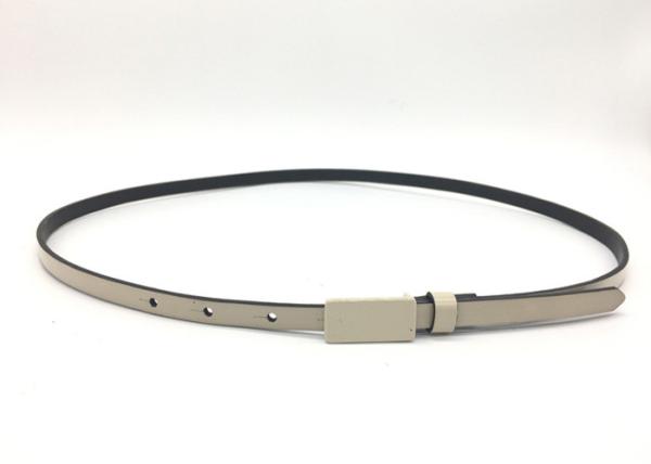 Ferrakiss Women 's Fashion Skinny PU Leather Belt 2/5”Wide Plaque Buckle BRACHI