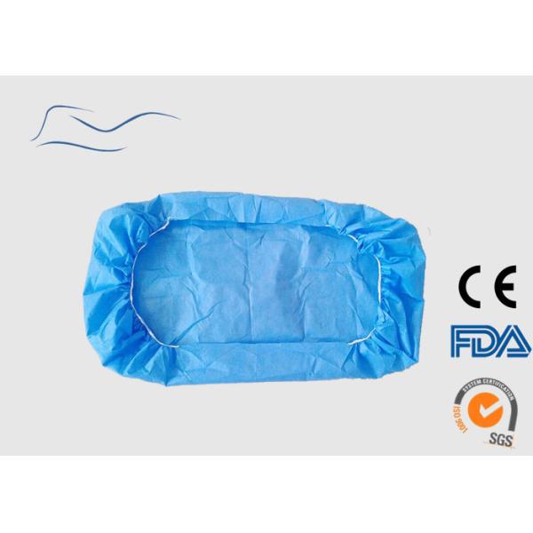 Surgical White Disposable Bed Covers Non Woven Material 110 * 220CM 30G