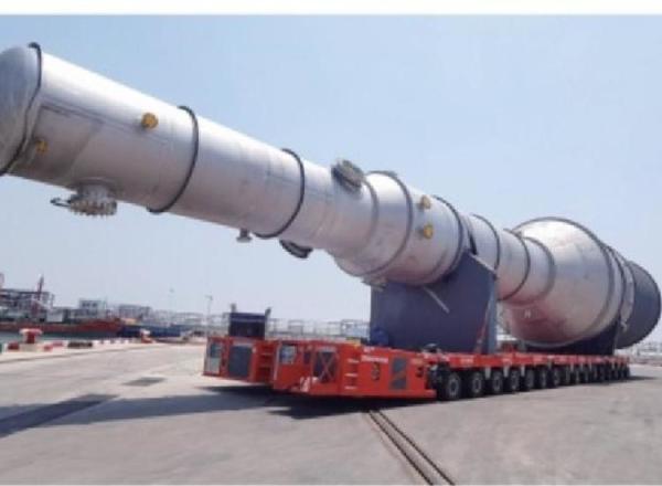 Multi Axles Self Propelled Modular Transporter Truck Trailer With High Load Capacity