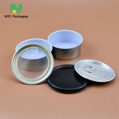 Custom Metal Ring Pull Cannabis Tin Packaging Empty Tuna Fish Tin Can