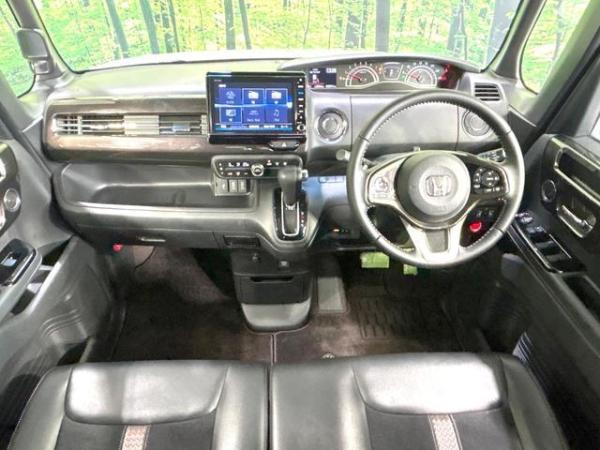 Honda N-BOX Custom Turbocoordinated Electric Sliding Doors On Both Sides Gap Sonar Automatic Cruise Control, Lane Assist, Collision Damage Mitigation System Automatic Lights LED Headlights Smart