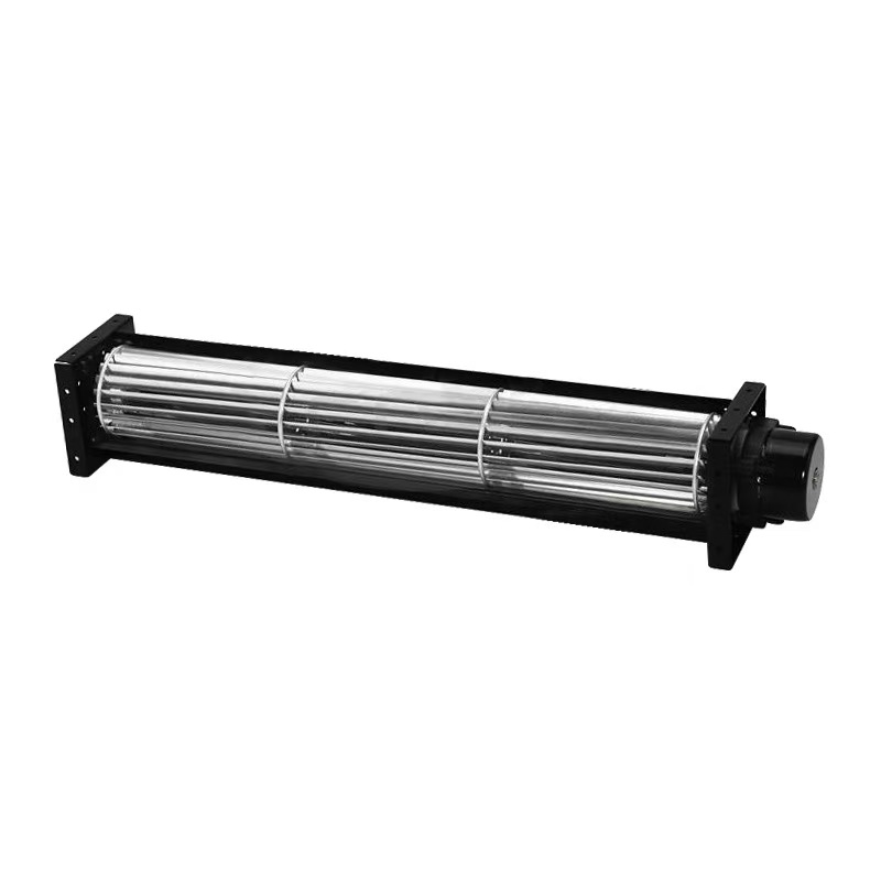 High-Volume Silent Cross-Flow Fan HY-43DC Customizable OEM Aluminum Alloy 1 Year Warranty for Elevator Farm DC12V/24V Motor Air