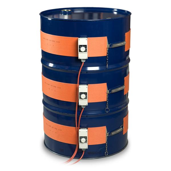 2500mm Silicone Barrel Heater Bands 240v , 1500w Electric Drum Heater