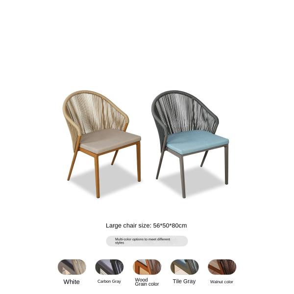 Nature'S Retreat 3 Piece Rock Beam Garden Patio Table And Chair Set