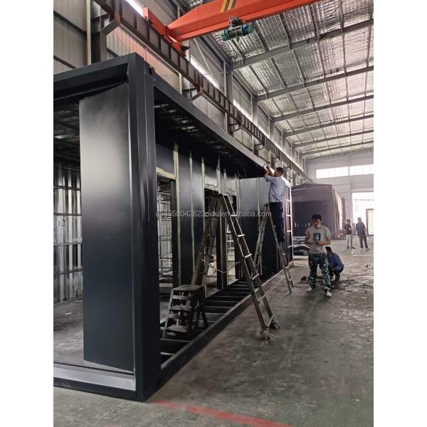 Clínica médica de color personalizado Contenedor de paquete plano para sala de aislamiento de aislamiento de venta de vidrio OEM blanco Tiempo exterior ROHS