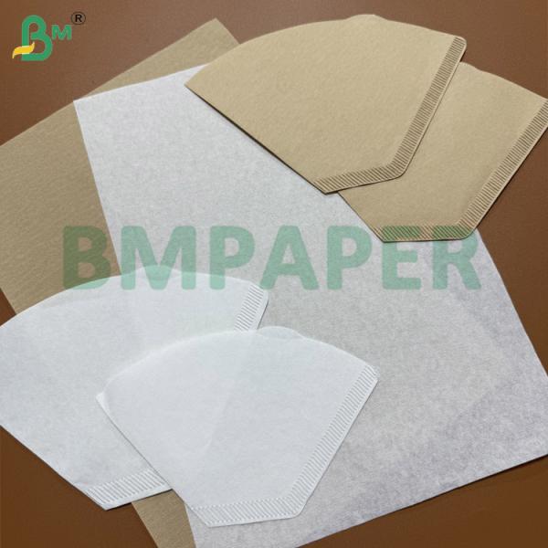 21g 50g Food Grade Filter Paper Rolls For Coffee Pou White & Natural Brown 50mm 76mm Core
