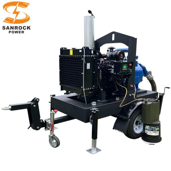 Bomba de agua de hierro fundido de 6 pulgadas diesel bomba de agua de lodo de alta presión 57HP-148HP