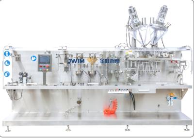 o dobro horizontal automático da máquina de embalagem do malote 3-200g ensaca o minuto 120pouches