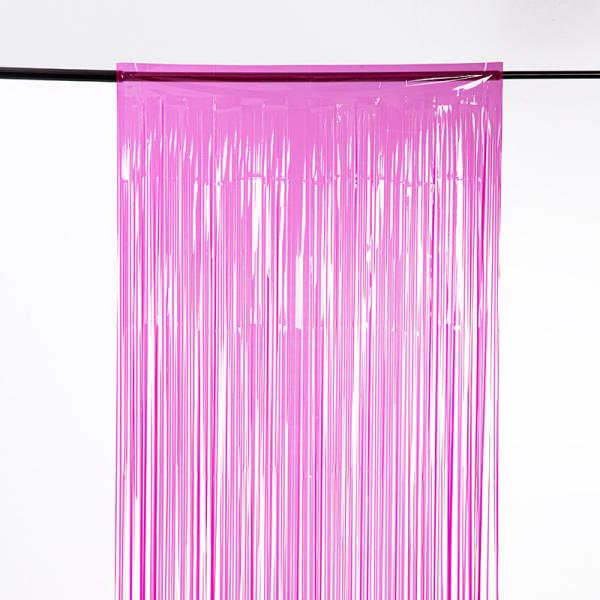 Colorful Macaron Pink Fringe Backdrop Decoration For Living Room Background Wall Installation