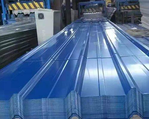 26 Gauge X 914mm AA3003 / 3004  Corrugated Ral Color Pre Painted Aluminum Sheet For Roofing And Wall Cladding Material
