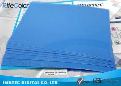 Raio X azul do filme da imagem latente médica, filme sensível azul 280gsm do hospital