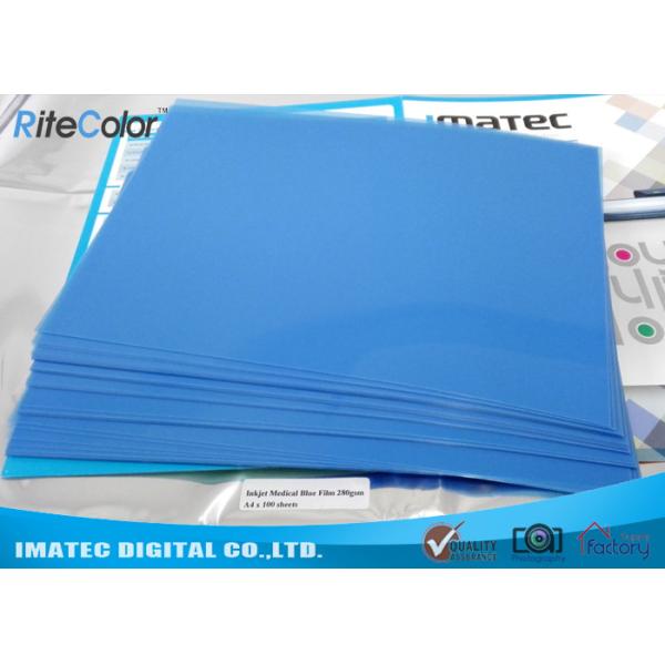 Голубой рентгеновский снимок фильма медицинского отображения, фильм 280гсм больн