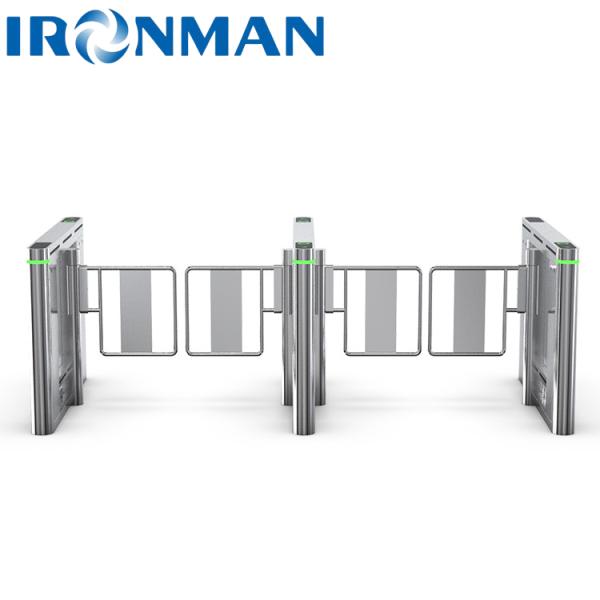Portes d'entrée de tourniquet d'oscillation de Speedlane de contrôle d'accès d'acier inoxydable