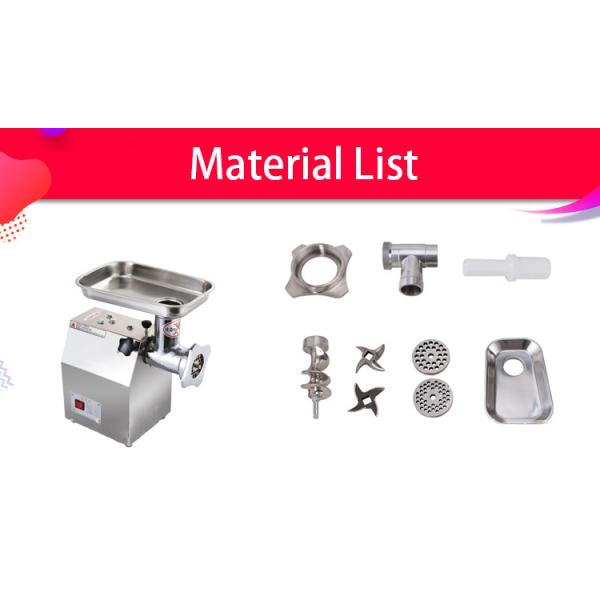 машина ISO9001 Slicers мясорубок нержавеющей стали 800W электрическая