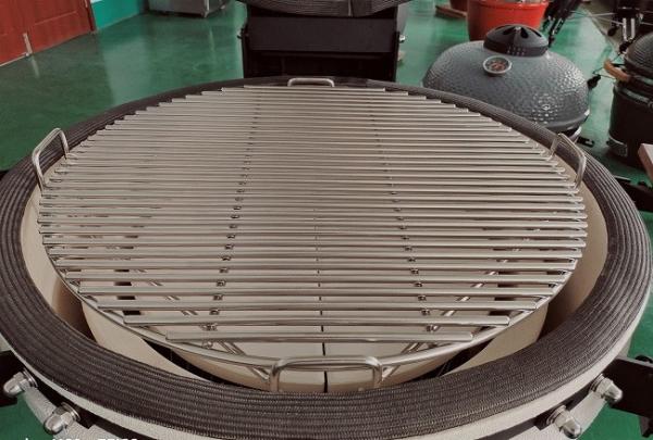 Ceramic Grill Kamado, 21.5 inch Smoker, Outdoor BBQ, Special Glaze