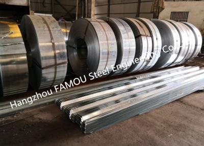 molde de aço galvanizado calibre do Decking de 1.2mm à parte inferior da laje de cimento