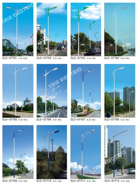 Outdoor Q235 steel 6m 8m 10m octagonal solar street lighting pole price with solar powered street lighting