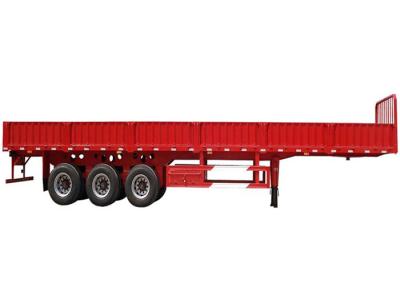 Parede lateral 13 Ton Fuwa do reboque do ISO 12.00R22.5 3 eixos de 13 toneladas