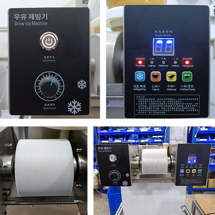 Wellcooling Korean Bingsu Shaved Ice Machine Ice Making Machine Ice Cream Machine