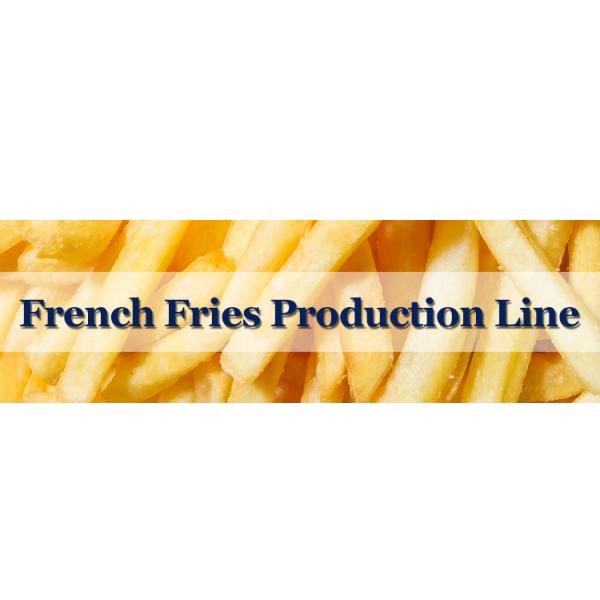 High Productivity Frozen French Fries Production Line for Fully Automatic Processing