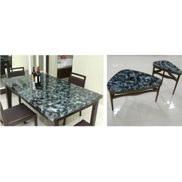 3mm-12mm Solid Structure Jade Green Glasses With Various Patterns