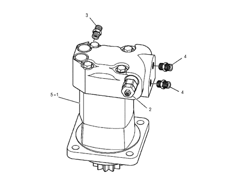 301.7D CR Swing Motor Assembly For Mini Excavator Digger Spare Parts 436-6859 4366859 Hydraulic Piston Rotary Motor Device Engineering Construction Machinery Attachment