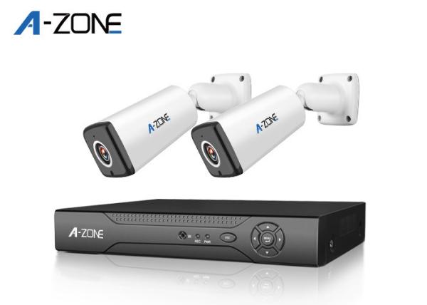 2MP 2Ch Poe Security Camera System Outdoor Support Motion Detection