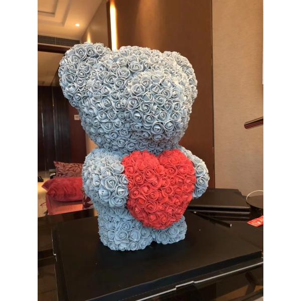 Popular and Premium wholesale Foam/PE Rose Bear For Valentines Day Gifts