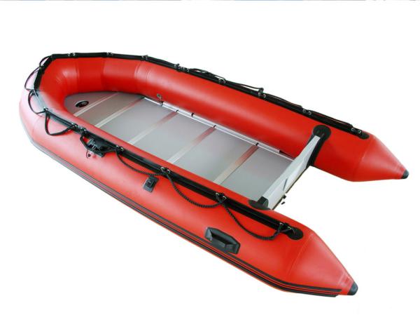 Large Rubber Inflatable Rescue Boat Six Person Inflatable Boats With Plywood Floor