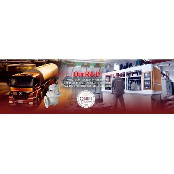 Нержавеющая сталь 304/316 Защитный клапан под положительным / отрицательным давлением для химических танкеров