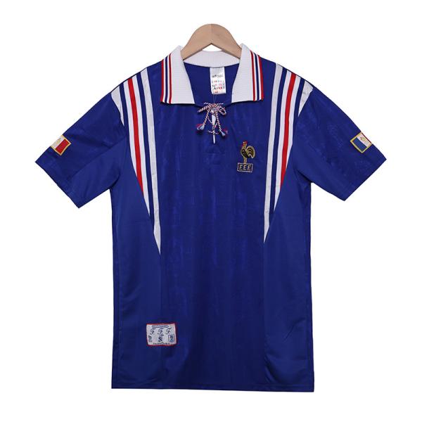 France 1996 Retro Home Football Jersey Classic Reappears to Pay Tribute to Legendary Years