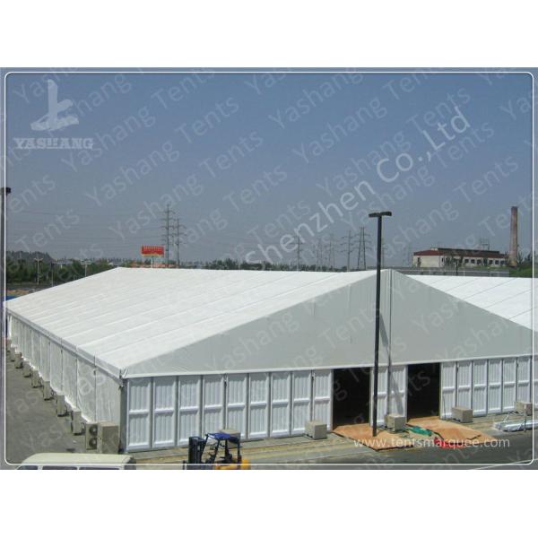 20M Outdoor temporary warehouse tent Aluminum Alloy Profile skylights designed
